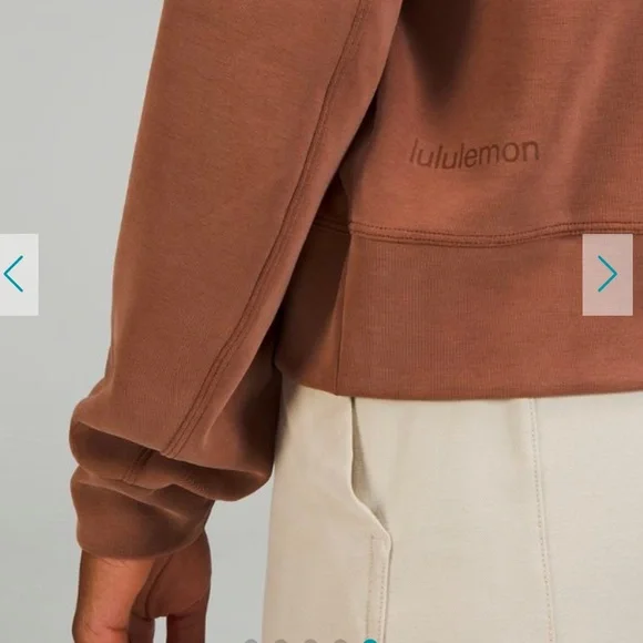 NWT Lululemon Athletica Softstreme Perfectly Oversized Cropped Crew
